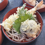 道の駅 いながわ そばの館 - 天ぷらそばです