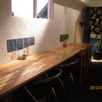 珈琲 紙 - カウンター②