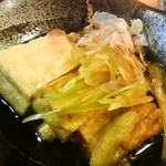 Otorisama - 茄子の焼き浸し。みょうがの香りがアクセント。