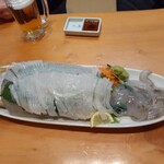 西端夢浪漫 - あおりイカ活け造り