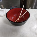 すかや 本店 - 天玉そば大盛り完食