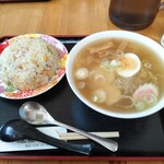 そば処 遠藤 - ラーメン半チャーハン