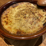 Shiote - 白身魚と山菜の蕗味噌グラタン
