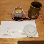 Tsukiji Sushi Iwa - お茶と茶碗蒸し