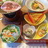 海老名 甲羅本店 - 前菜 小鉢2種 、サラダ、茹でずわい蟹 、かに刺身、鴨鍋