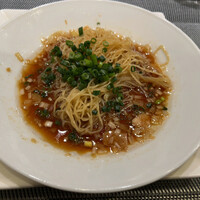 豊栄 - 〆２　金目鯛清蒸のタレに中国式麺