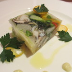 アントューカ - 北海道産ツブ貝と季節野菜のテリーヌ