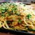 葡麗紅 - 料理写真:オクラ納豆スパゲッティ　鉄板のせ(￥1320)。考えたオーナーさんは天才っすわ！