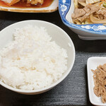 大将閣 - 大将定食のご飯