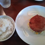 グリーティング - カニクリームコロッケのランチ