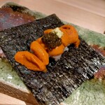 鮨 かぐら - うにキャビア