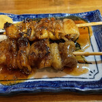 仙台ほむら - トリ皮串焼き(300円)