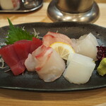 初かすみ酒房 - 造り5種盛り