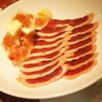 酒嗜　ふる川 - 鴨の燻製とイチヂク