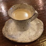 京都 れとろ洋食　LOCAVO - 食後のコーヒー。器もカッコいい。