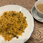 天津飯店 - 海老と高菜の炒飯