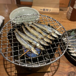 産直さばと青魚 伏見あおい - コンロで焼いて頂きます。