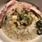 鴨出汁中華蕎麦 麺屋yoshiki - 浅利リゾット