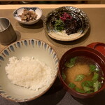 割烹さいお - 釜炊き京丹波コシヒカリ