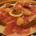 レストラン山水 - パルマ産生ハム