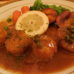 レストラン山水 - 帆立のグリル