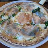 ピッツェリア ラガッタ - 菜の花、生ハムと卵のビアンカ