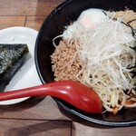 廣島つけ麺本舗 ばくだん屋 - 汁なし担々麺（冷）おむすびセット