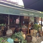 ミュラー・オオタニ - テントには某イタリアンレストランの名が！