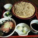 大島うどん - ネギトロ丼ランチ