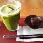 すだち - グリーンティーと羊羹