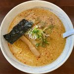 Ramen Ken Shou - 特製魚介とんこつ塩のアップ