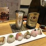 スタンド 四坪 - 手毬寿司６種