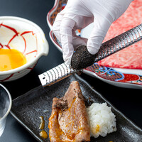 大トロサーロインとトリュフの焼スキ