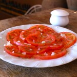 食堂インド - さっぱりトマトサラダ