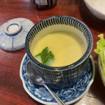松新 - カルビ定食の茶碗蒸し