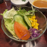 松新 - カルビ定食のサラダ