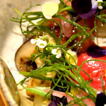 Kyouto Ito - オーガニック野菜と天然魚のサラダ