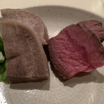 和風もつ料理 あらた - 〈おまかせコース〉
      ●ネックスモークとコールタン
      