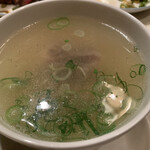 和風もつ料理 あらた - ●フランス風テールスープ（450円）