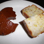 クオーレ・フォルテ - デザート　ココアのババロア　とケーキ（甘くない）