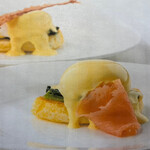 ホテル日航アリビラ - 手間がエッグモントリオールです。