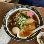 Chuuka Soba Tomiichi - 醬油（味玉トッピング）