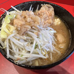 麺屋 HERO - つけ麺(野菜、ニンニク、アブラ)