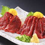 Horse sashimi from Kumamoto
