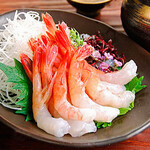 Sweet shrimp delivered directly from Tsukiji