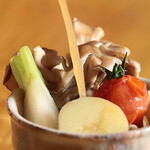 Yakiton Kemuri - 温野菜のバターおでん