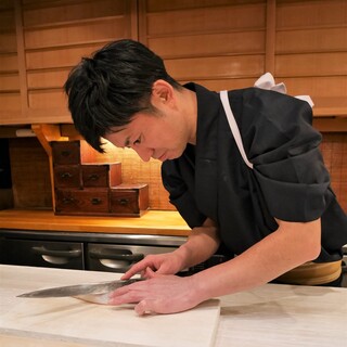 ~ Owner Mr. Ide ~ Michelin restaurant head chef with over 20 years of experience Japanese-style meal