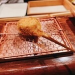 串かつ あーぼん - 豚の紫蘇巻き