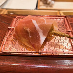 串かつ あーぼん - 生ハム キノコ