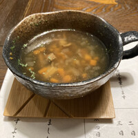 舎人庵・とんぼ - スープ